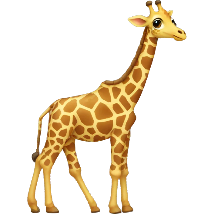 Giraffe with a dress  emoji