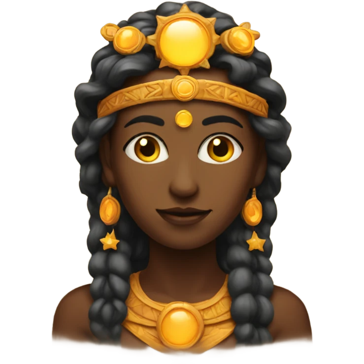  female sun god emoji