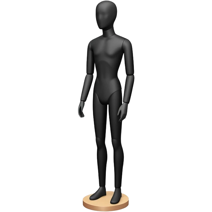 black faceless mannequin  emoji
