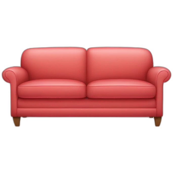pale red sofa emoji