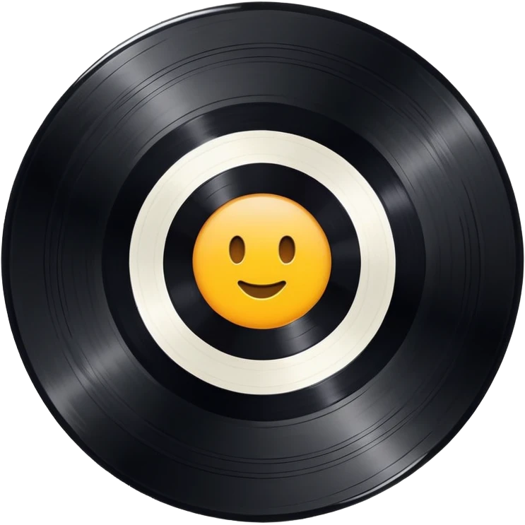 vinyl record emoji