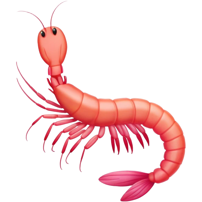 Shrimp gymnastics emoji