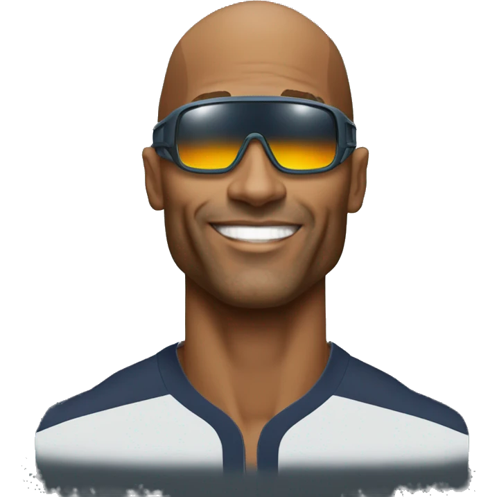 David goggins wearing solar eclipse glasses emoji