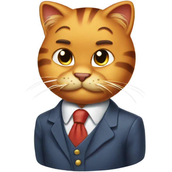 garfield the cat 80s cartoon emoji
