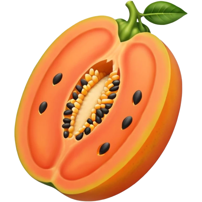 Papaya emoji