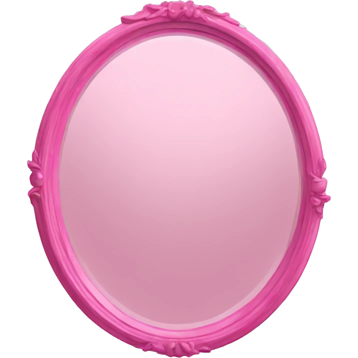 Pink mirror emoji