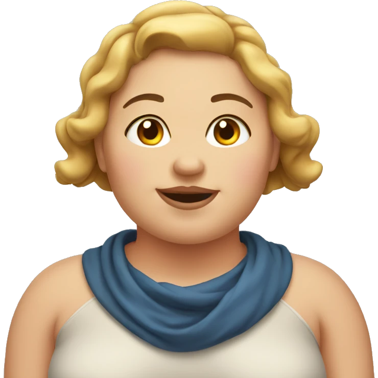 fat girl emoji