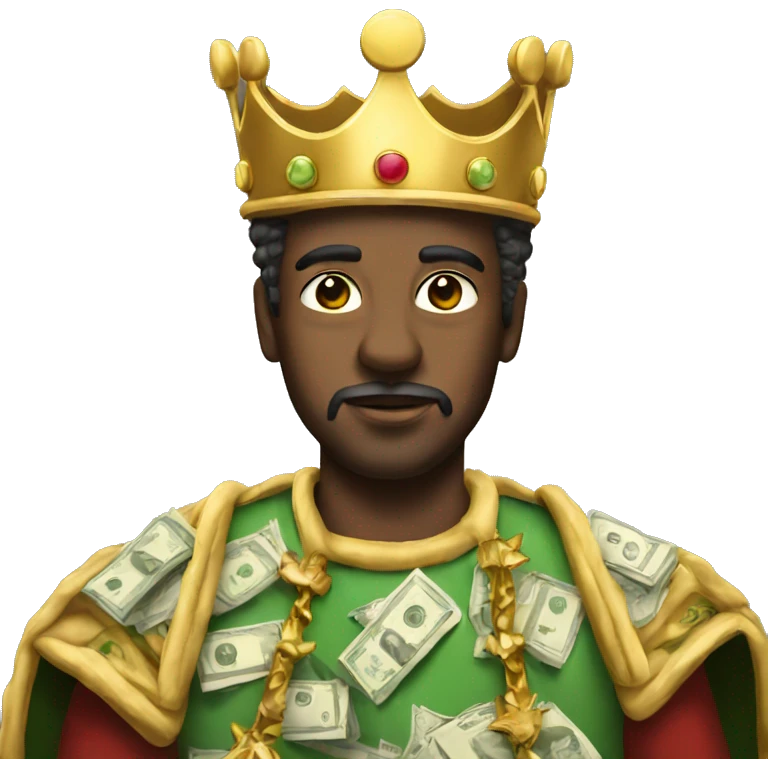 king with money emoji