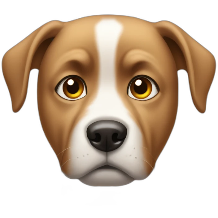 Dog with guilty eyes emoji