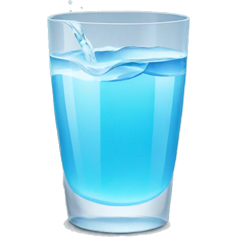 glass of water emoji