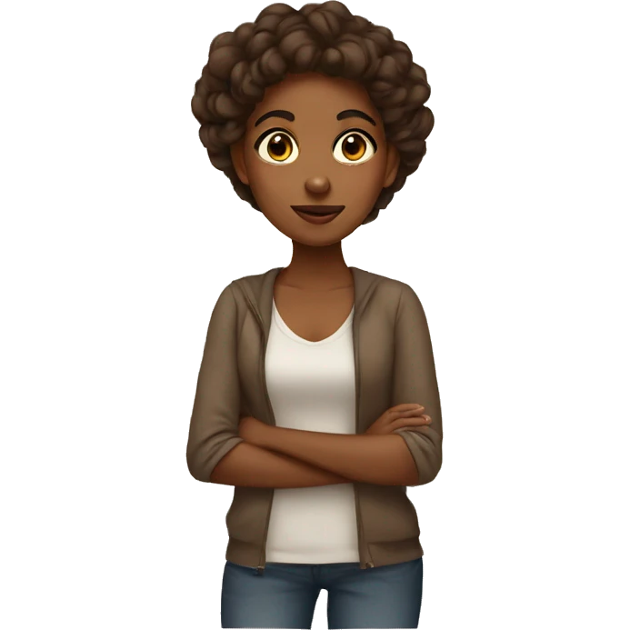 brown girl  emoji