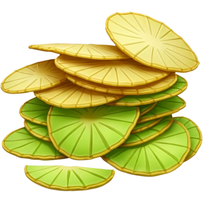 green potato chips emoji