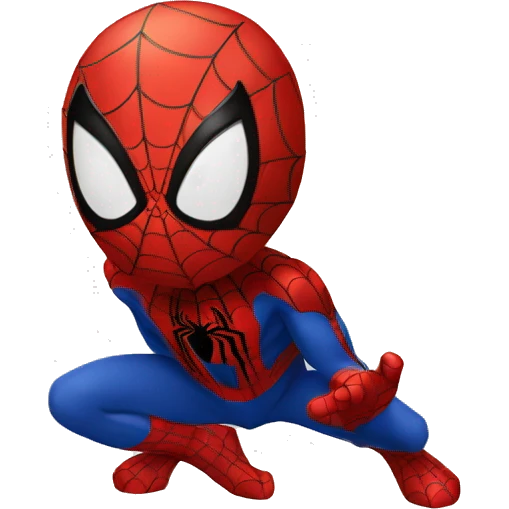 Spiderman qui mange  emoji