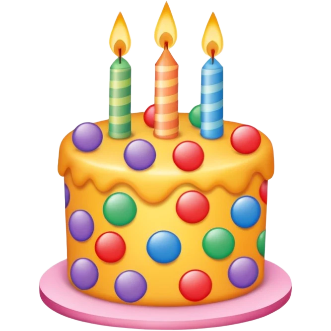 birthday sign in poke a dot emoji