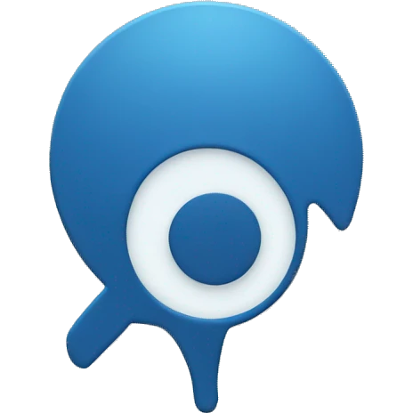 Tik mark in blue circle  emoji