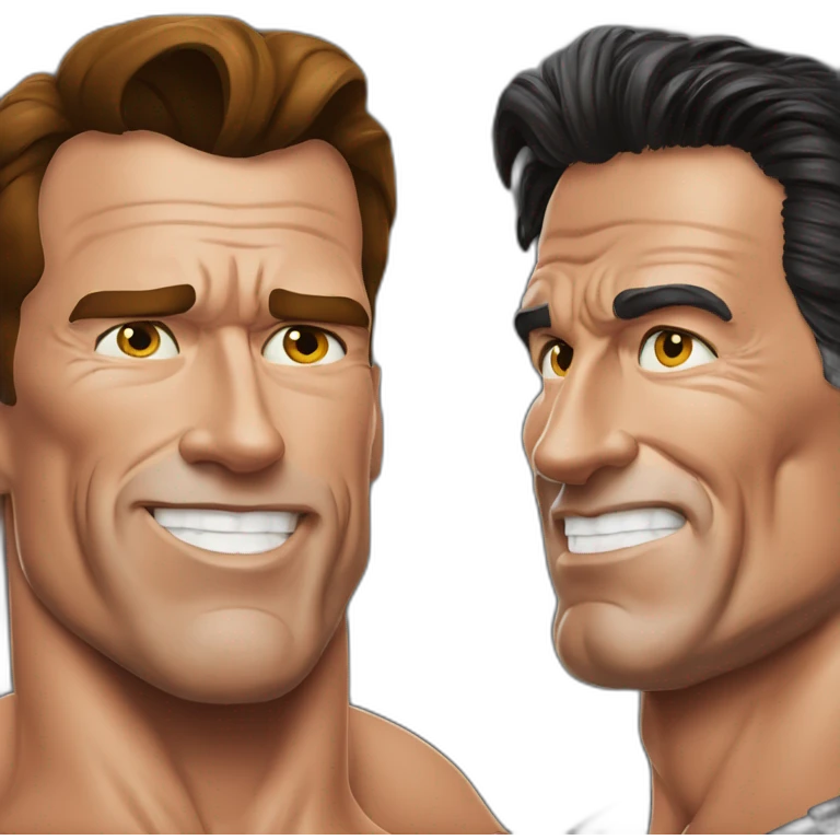 Schwarzenegger y Stallone emoji