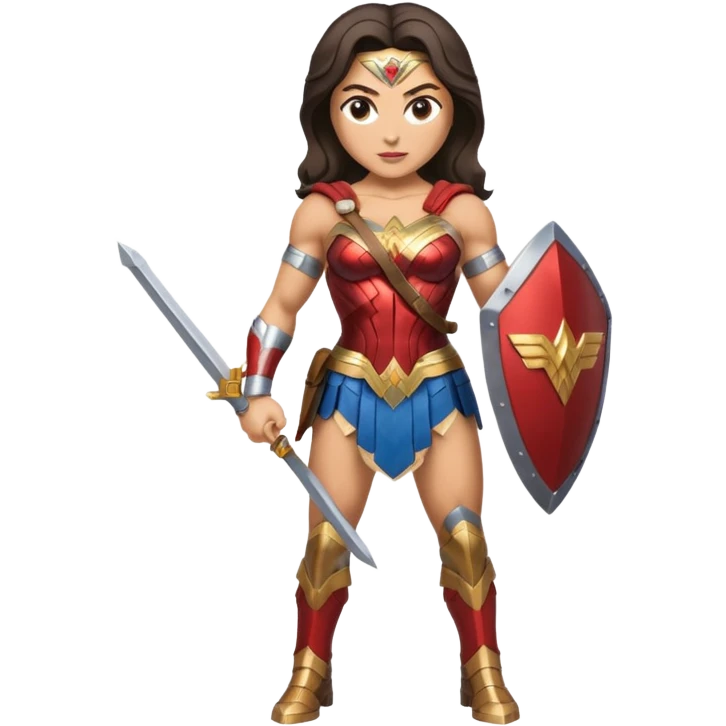 Wonder Woman full body emoji