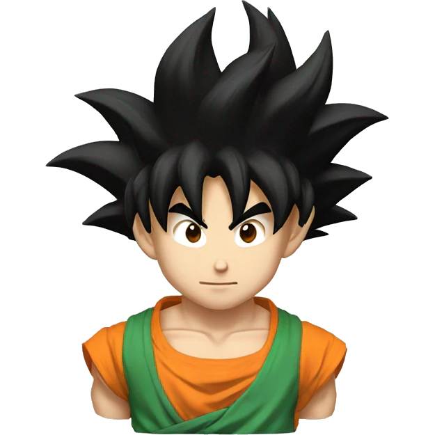 Goku green emoji