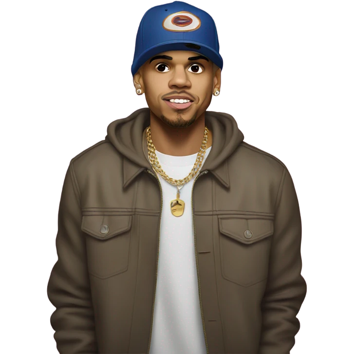 Hyper Realistic Chris Brown  emoji