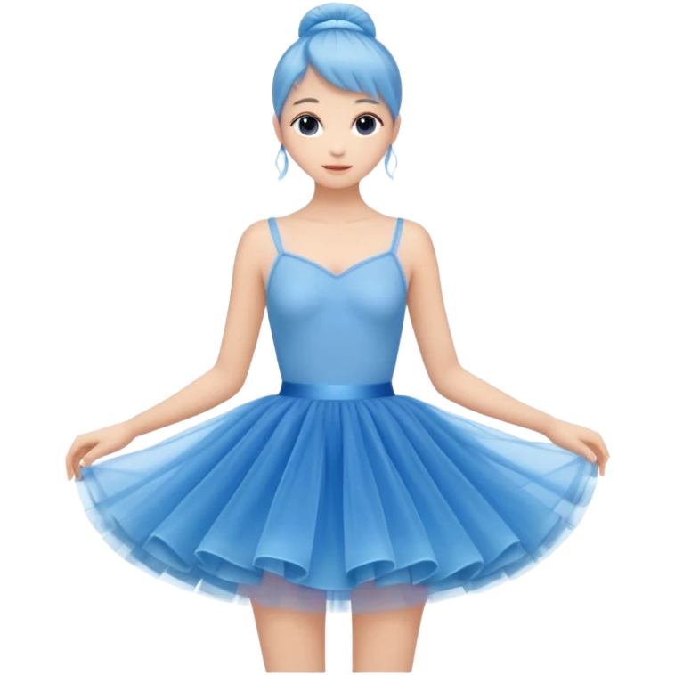 cinematic-realistic-blue-tutu,-layers-of-fine,-soft-tulle-forming-a-voluminous-and-airy-skirt,-delicate-folds-catching-the-light,-slightly-frayed-edges-adding-authenticity,-glowing-softly-with-a-warm-and-ethereal-elegance emoji