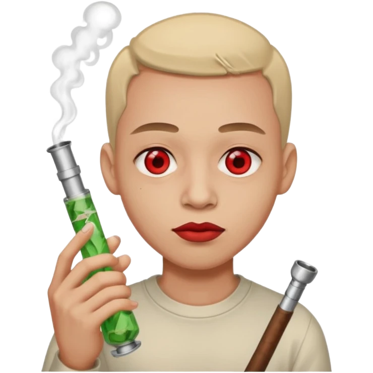 Marihuana,porros,blonds,bongs,ojos rojos emoji