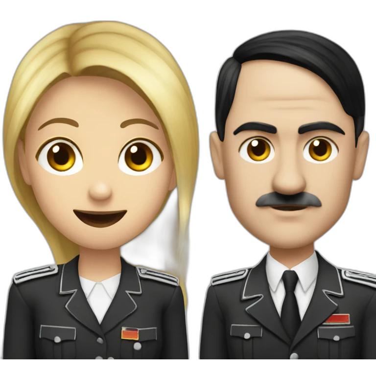 Hitler with Shakira  emoji