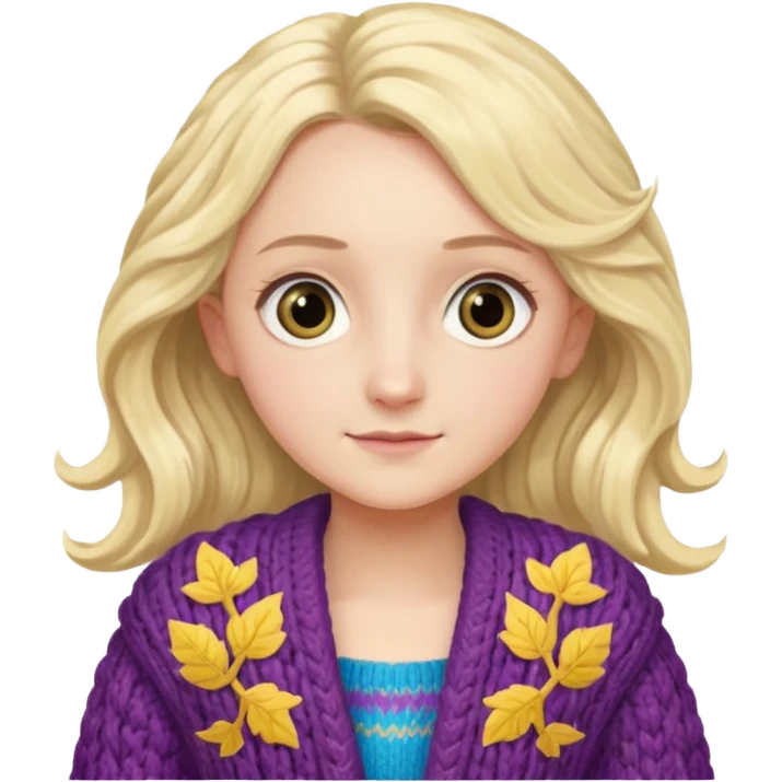 Luna Lovegood shrug emoji