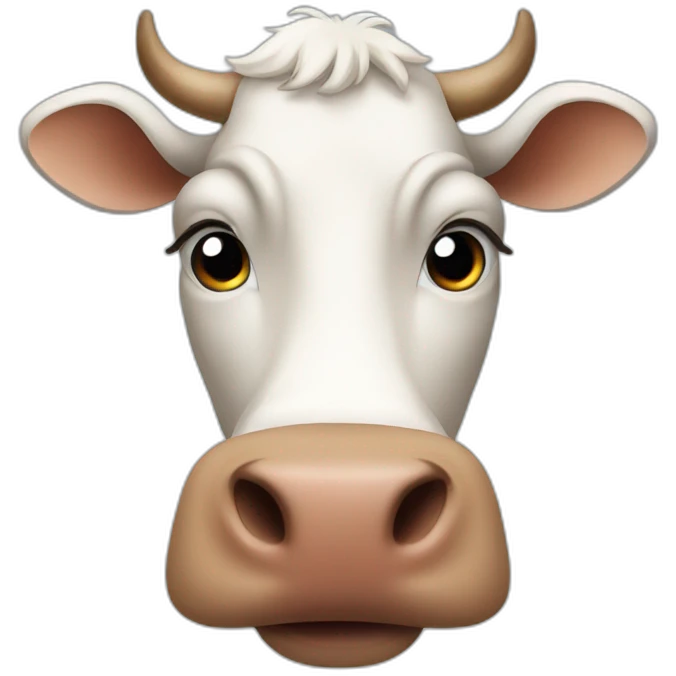 parked cow emoji