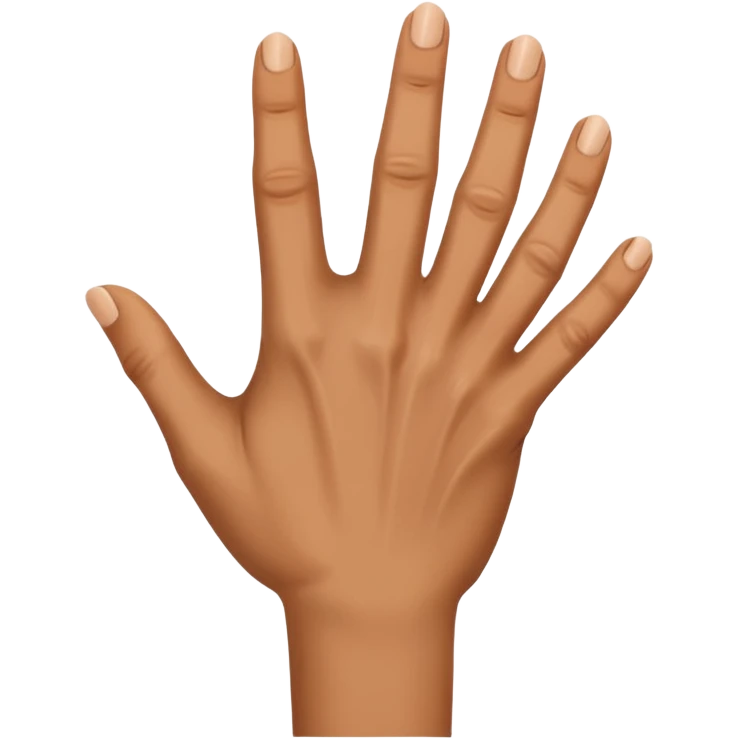 rear of veiny fist backview emoji