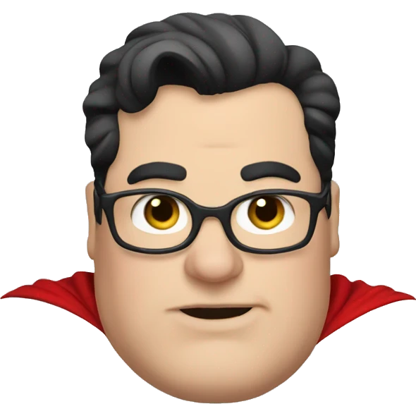 fat Superman emoji