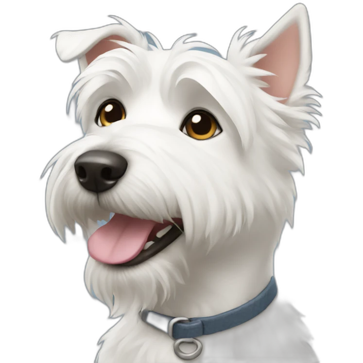 white terrier emoji