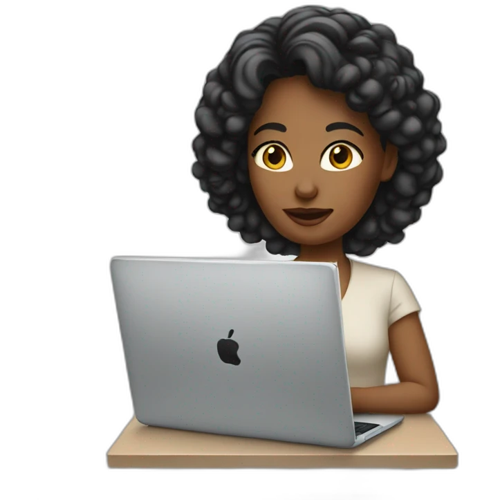 girl boss with laptop emoji