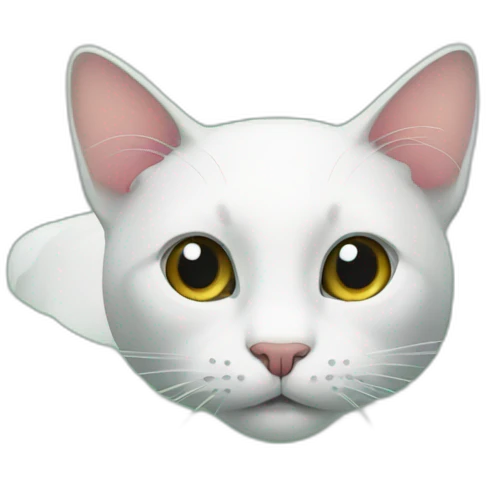 Cat swimming emoji