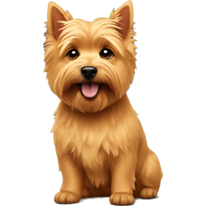 tan norwich terrier emoji