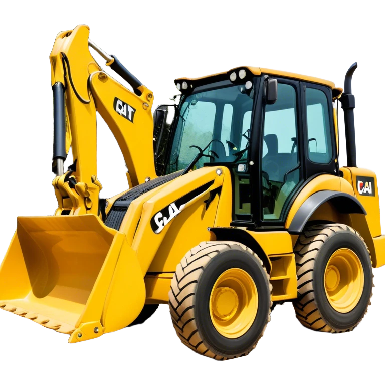 Backhoe Loader - Caterpillar 430F (Model Year: 2021) (Iconic colour: Yellow) emoji