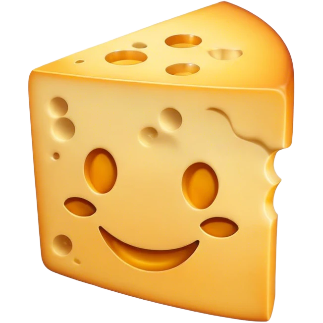 Cheesing emoji