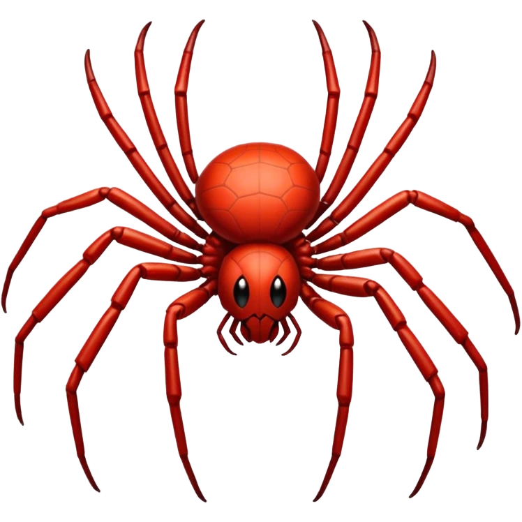 Telaraña de hilos rojos emoji