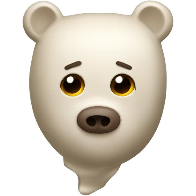 teddy bear head in toilet emoji