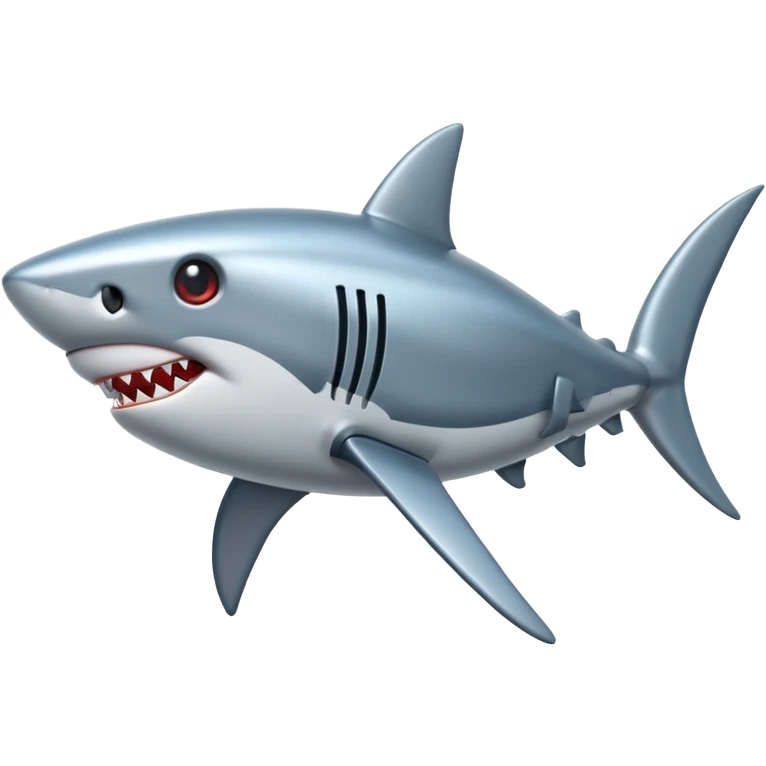 Robot shark emoji