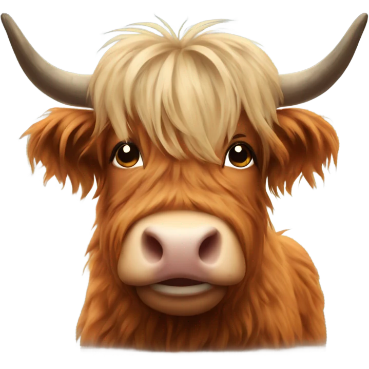 Highland cow emoji
