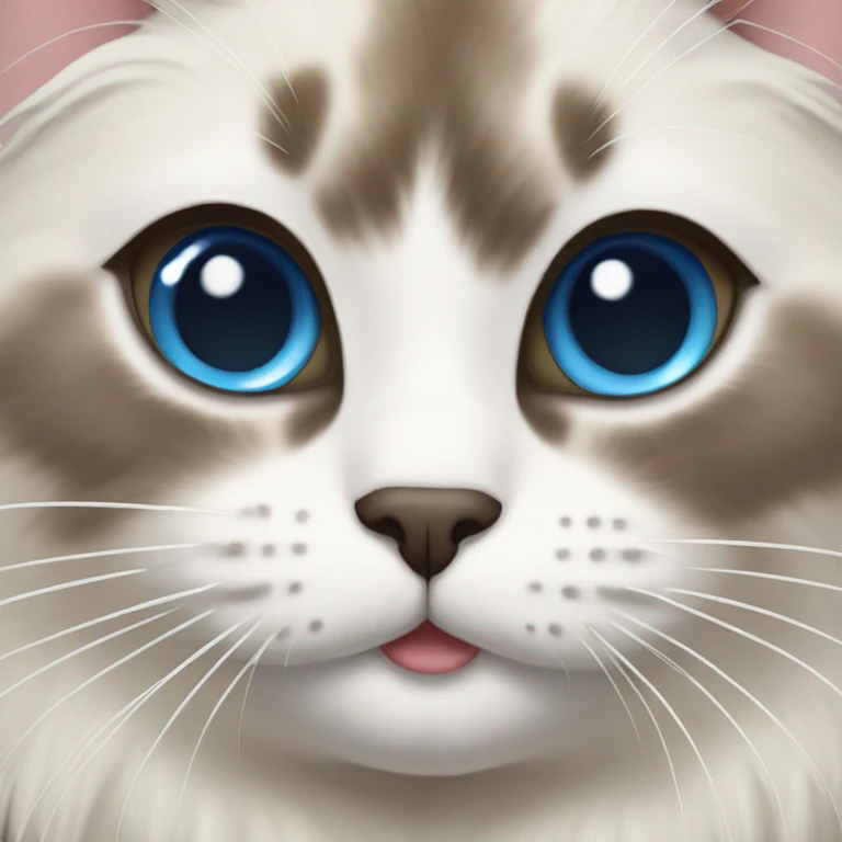 Ragdoll cat emoji