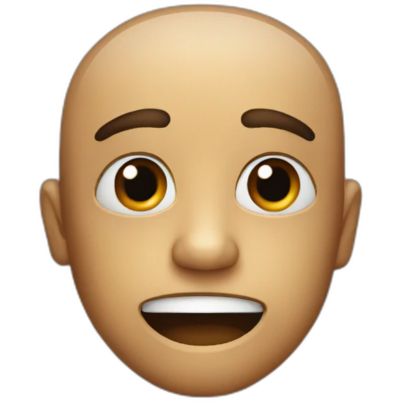 Burnt face emoji