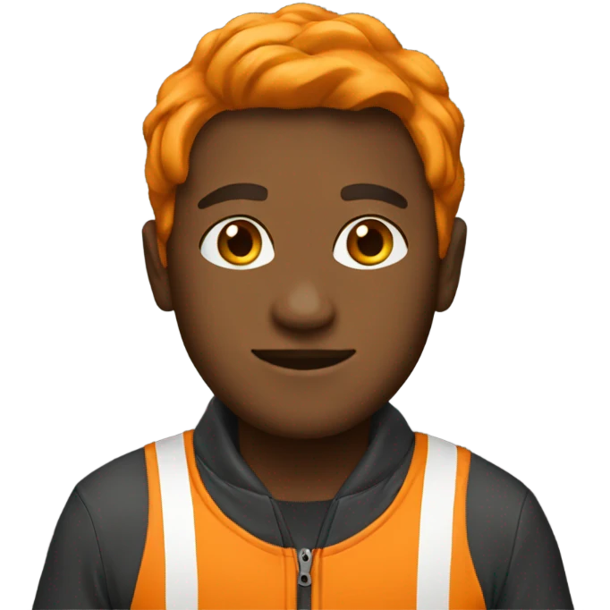 orange tracksuit emoji