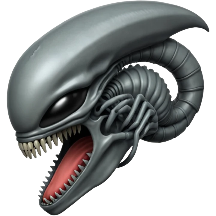 gray xenomorph from movie alien emoji