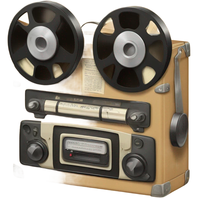tape recorder box emoji