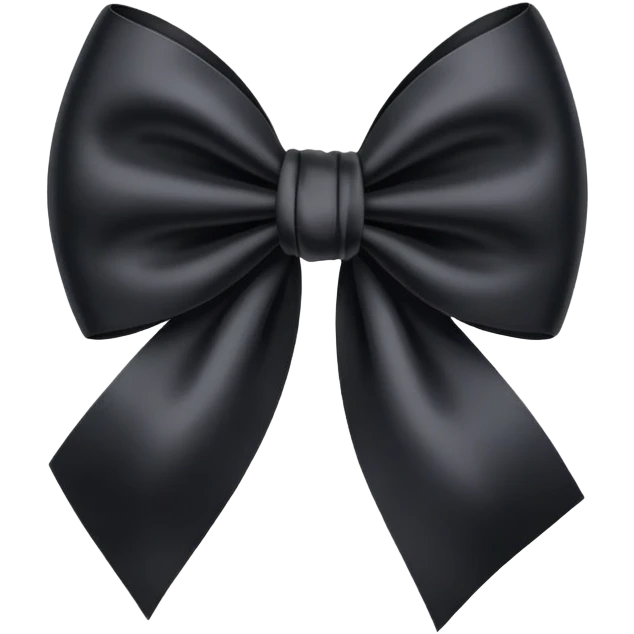 Black Bow emoji
