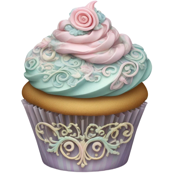 Rococo cupcake emoji