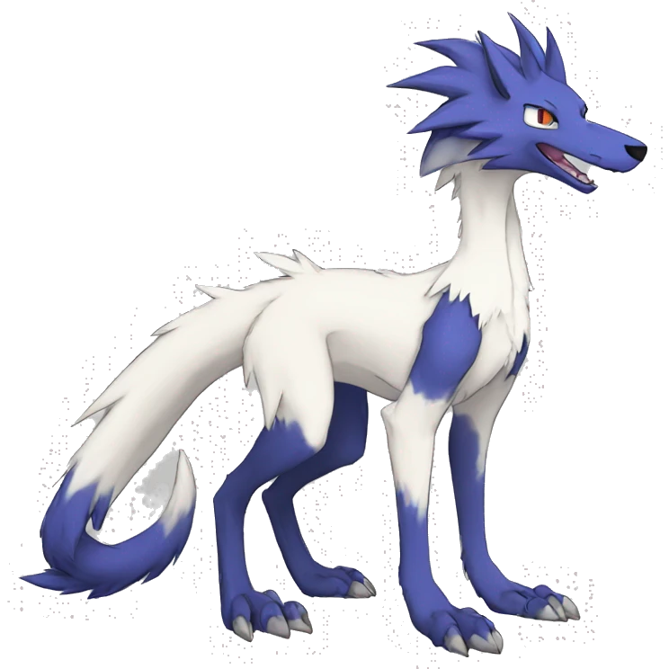 Lombax-Sergal-Quiana-Fakemon full body emoji