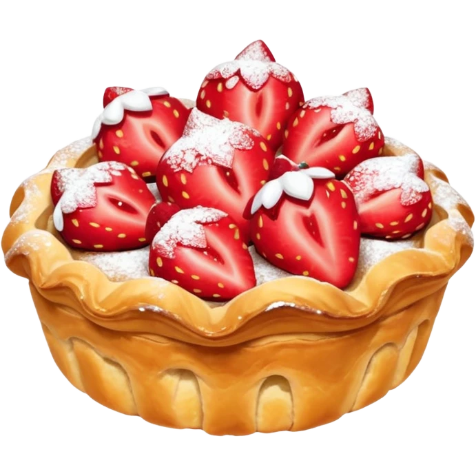 Danish strawberry Pastries emoji