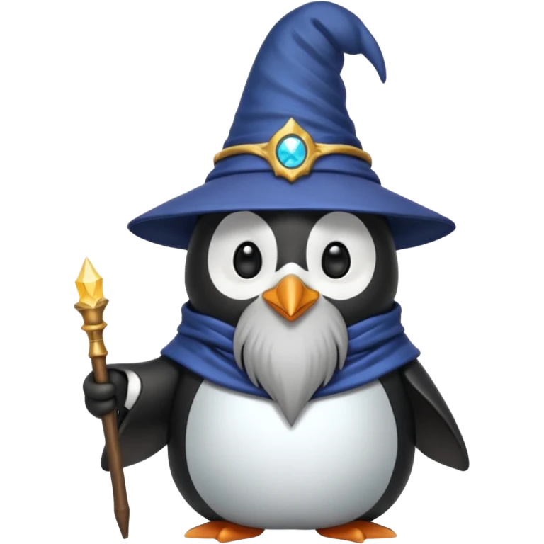 Penguin Wizard emoji